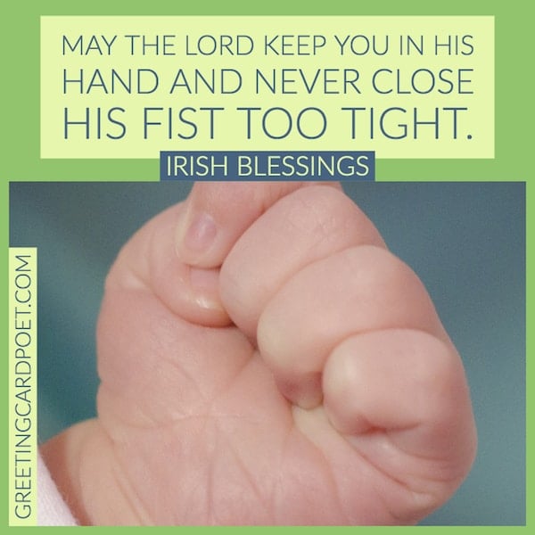 funny Irish blessing.