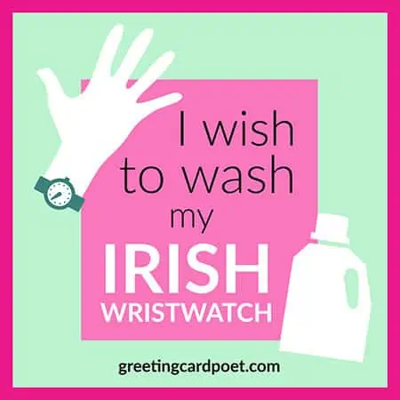 Irish wristwatch meme