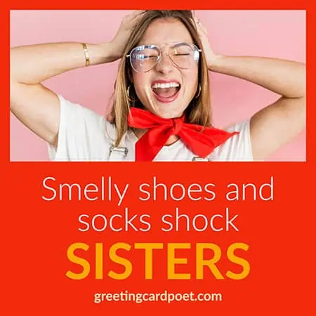 Smelly shoes and socks shock sisters image