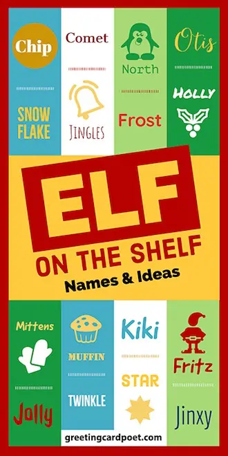 Names for Elf on the Shelf.