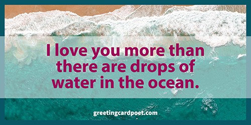 more than drops in the ocean.