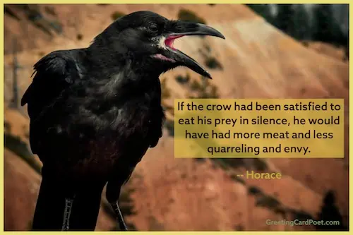 Crow quote meme