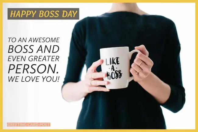Best Happy Boss Day Messages image