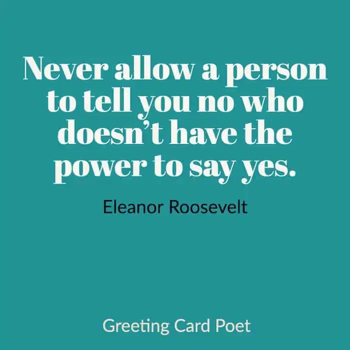 Eleanor Roosevelt saying image