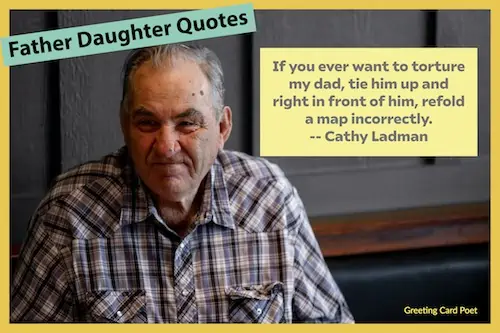 Funny quote about dad.