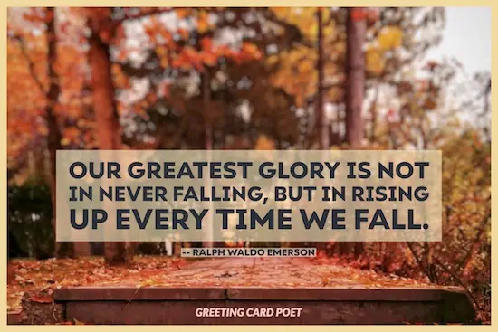 Rise every time we fall quote image