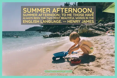 summer afternoon quote by Henry James image