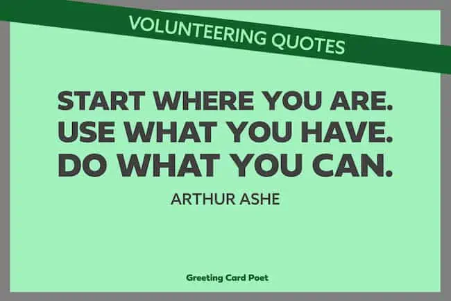 Volunteer Quotes and Giving Back Sayings