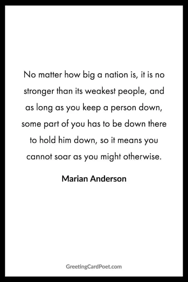 Marian Anderson quote.