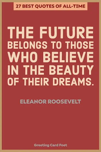 Beauty of their dreams - best quotes of all time