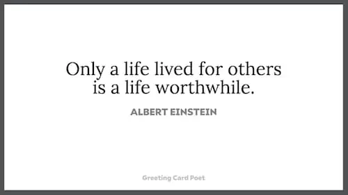 Living life for others - best quotes of all time
