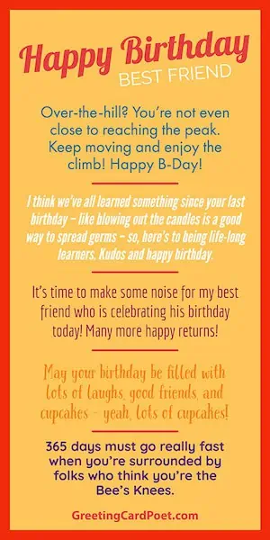 Good happy birthday friend message ideas.