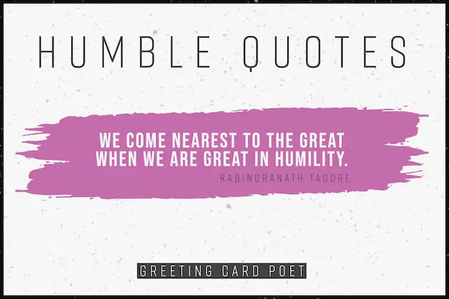 Best Humble Quotes