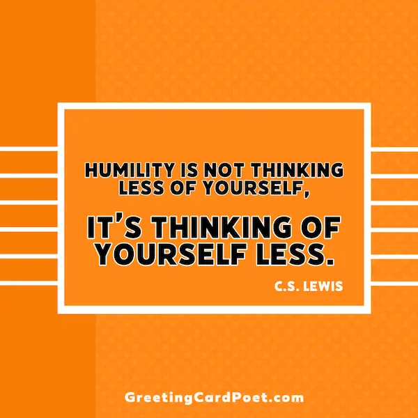 C.S. Lewis - Humble quotes