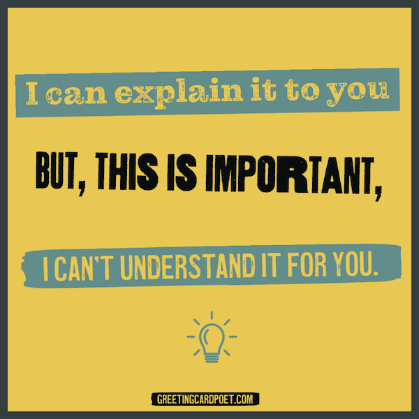 I can't understand it for you - good insults
