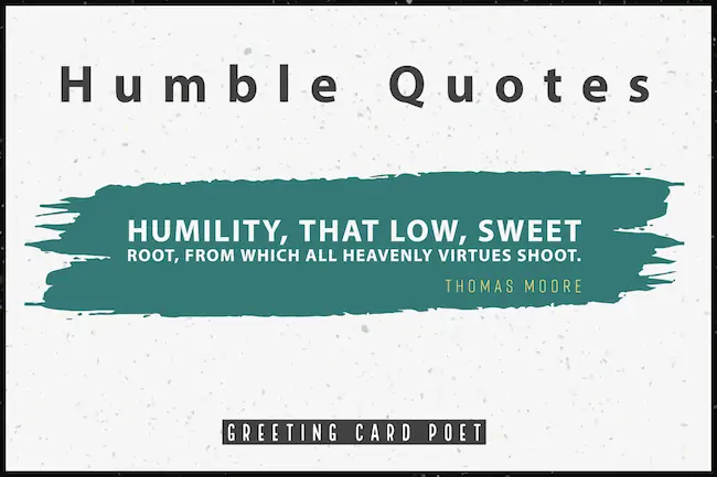 Thomas Moore quote on humility