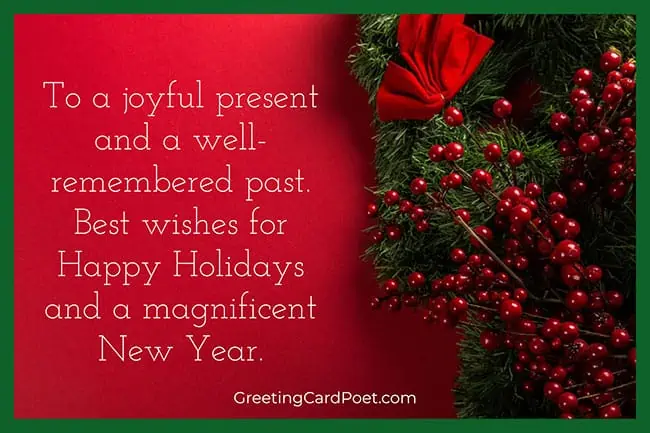 A joyful present - Merry Christmas blessings.
