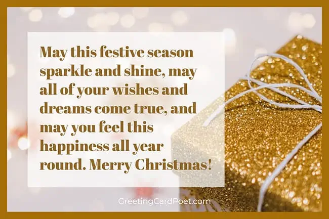 May this festive season sparkle and shine.