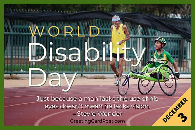 World Disability Day.