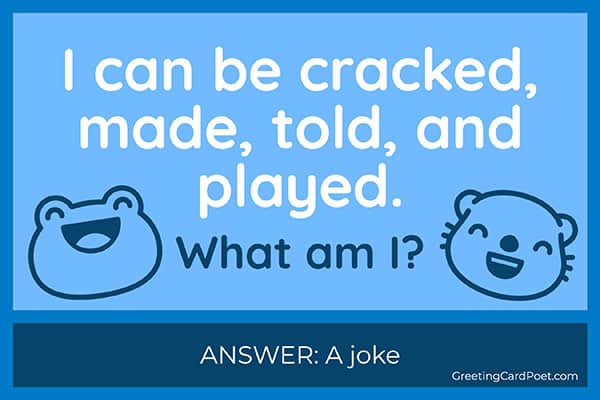 Joke - good riddles
