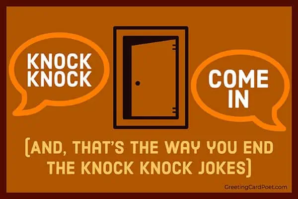 Come In - knock knock jokes meme