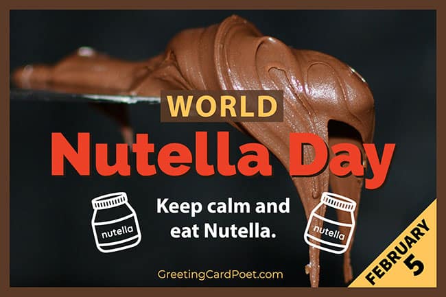 World Nutella Day.