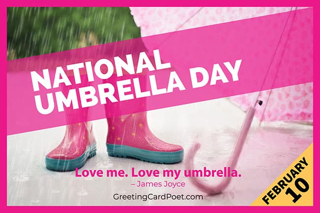 National Umbrella Day.