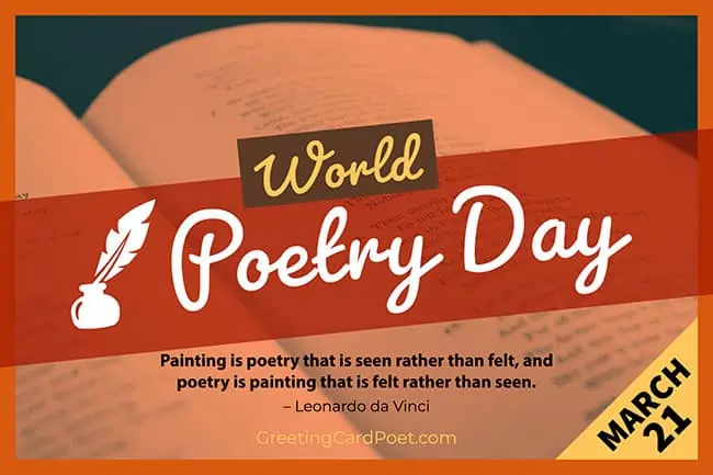World Poetry Day.