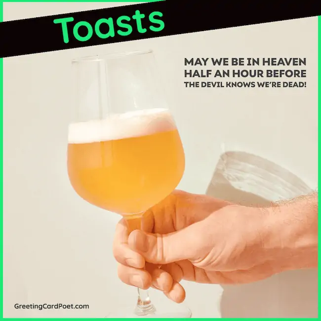 300 Funny Toasts For Friendship, Health and Weddings