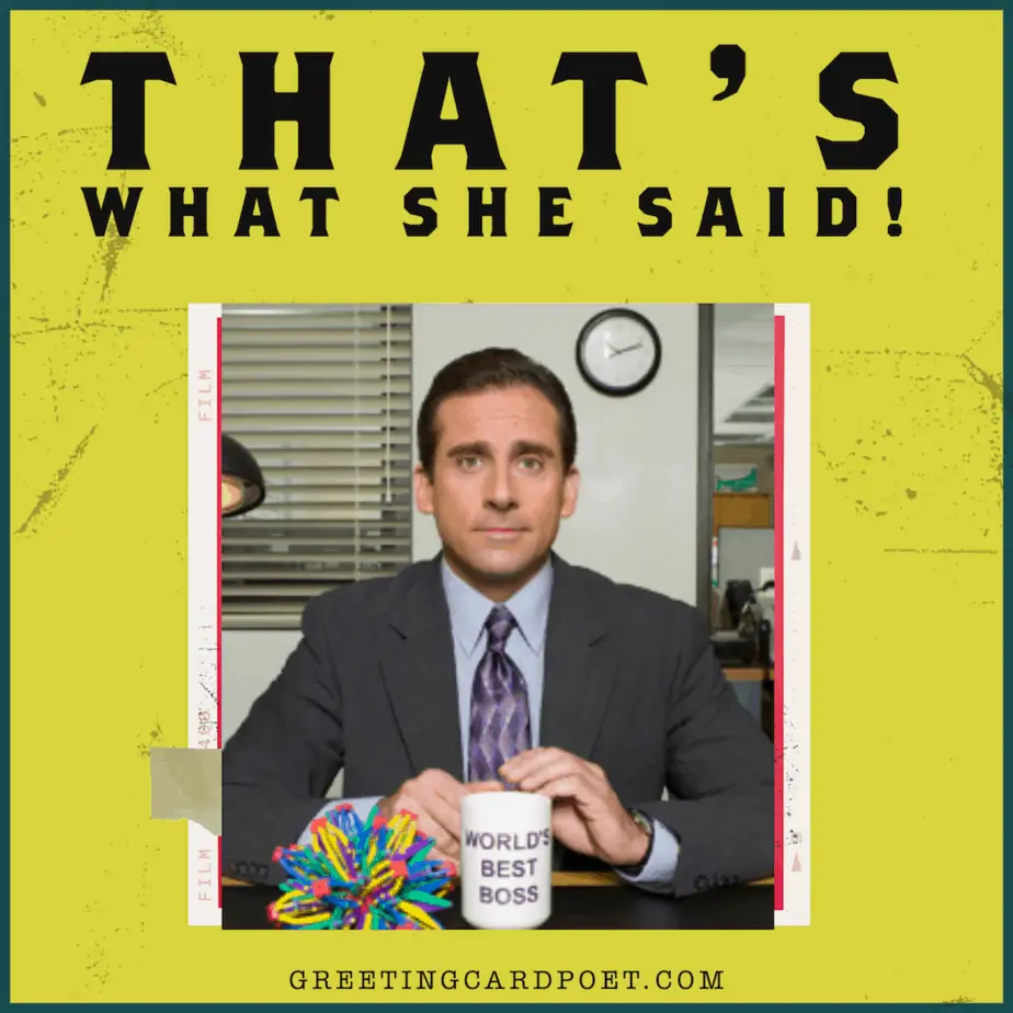 That's What She Said - The Office Meme
