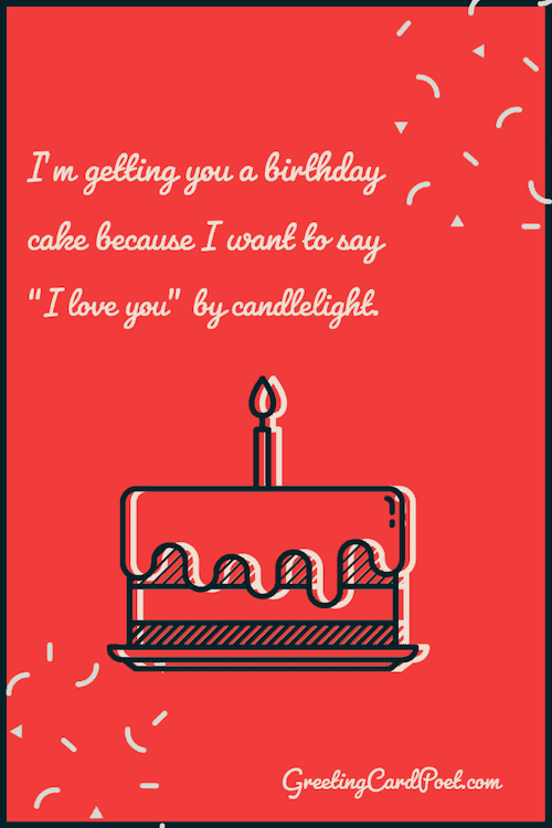 candlelight - happy birthday message ideas