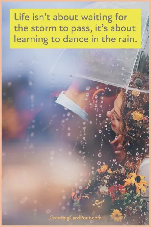 Learning to dance in the rain - cute quotes