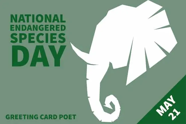 National Endangered Species Day.