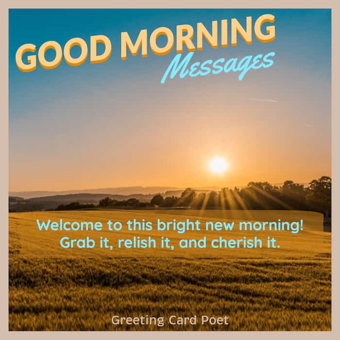 Good Morning Messages