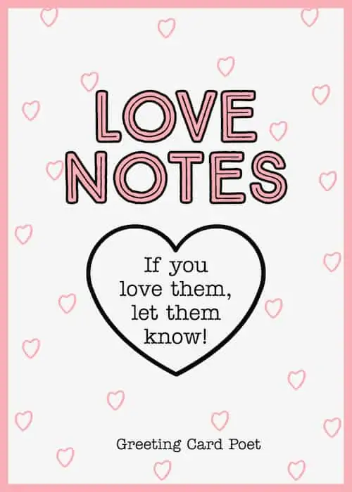 Sweet Love Notes