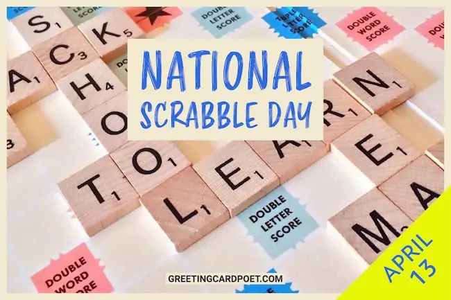 National Scrabble Day.