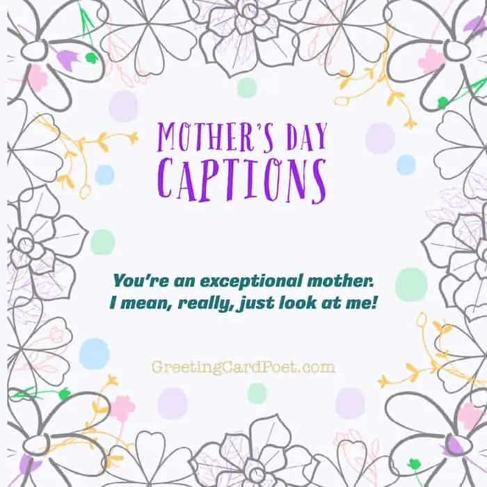 Good Mother's Day Captions for Instagram