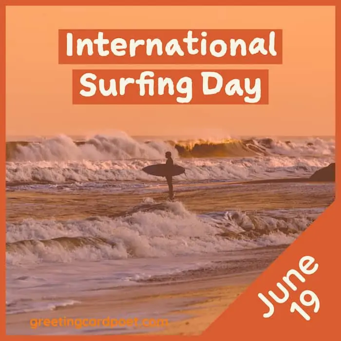 International Surfing Day.