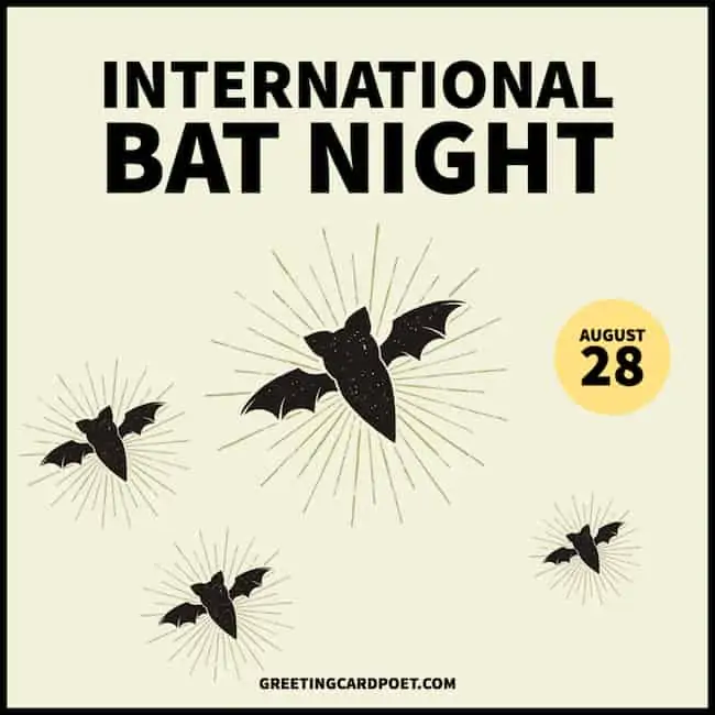 International Bat Night meme.