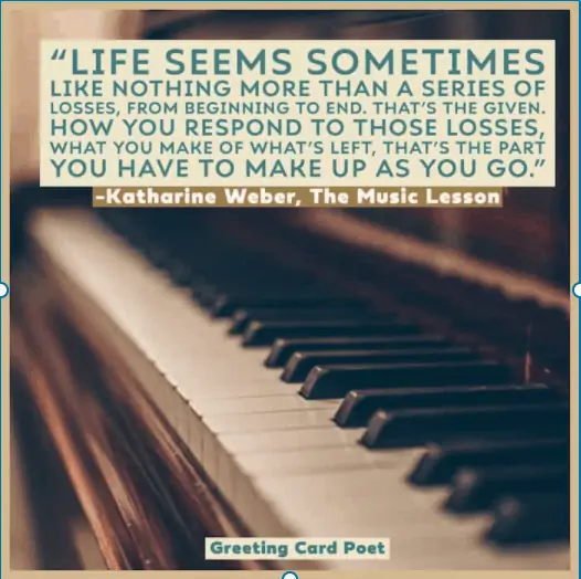 Life is a series of losses