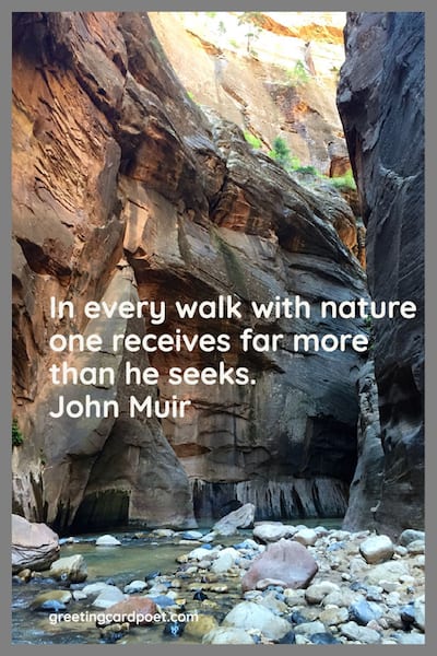 John Muir quote on national parks