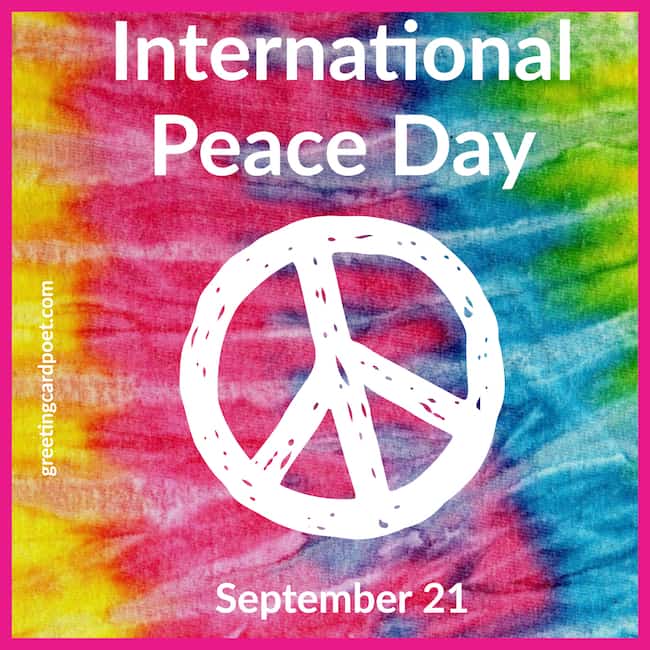 Peace Day.