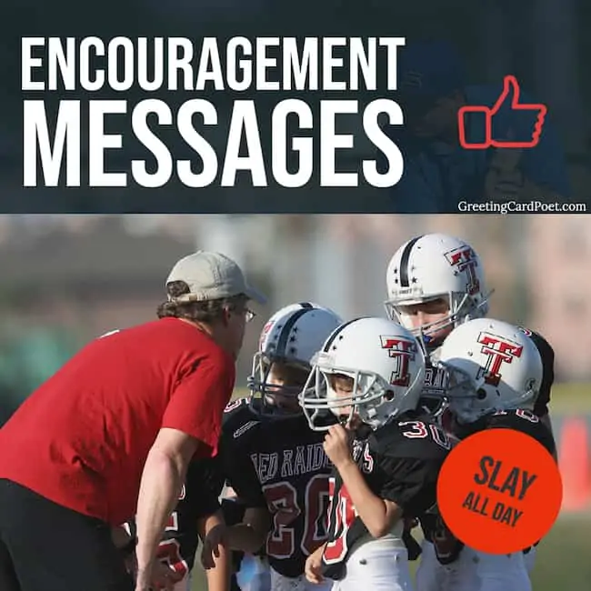Encouragement Messages and Captions
