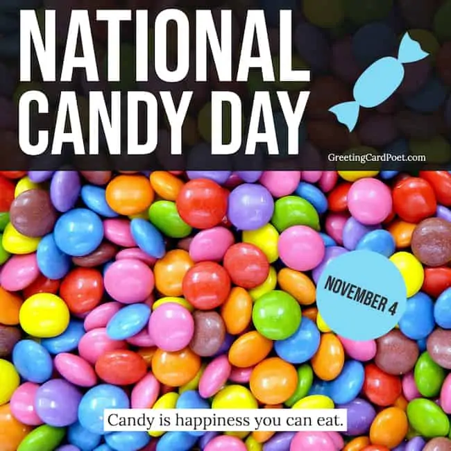 National Candy Day.