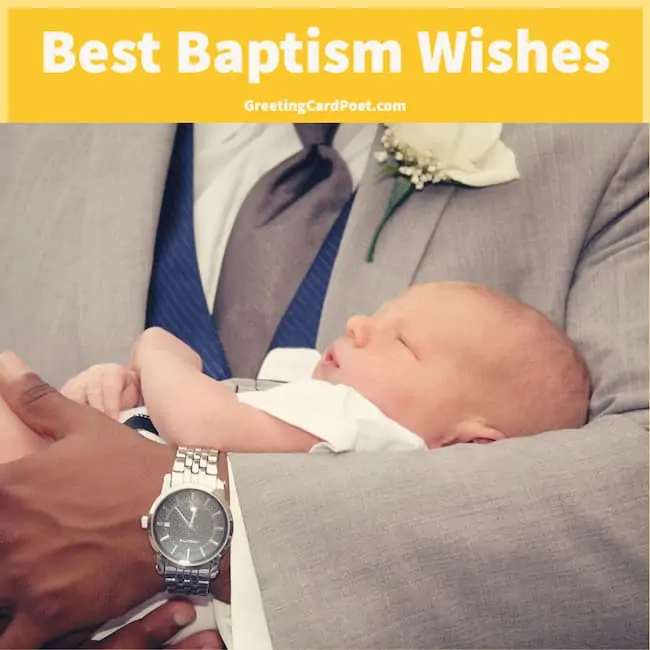 Best Baptism Wishes and Messages