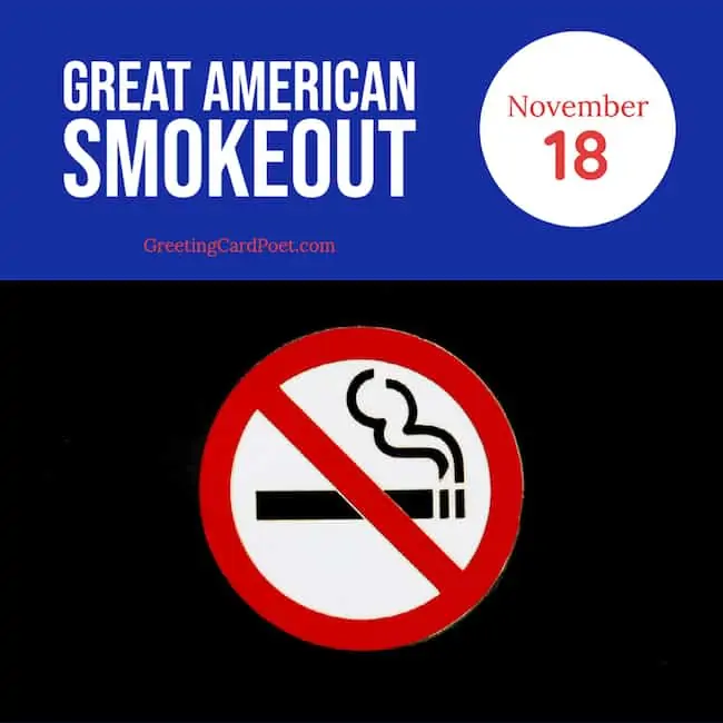 Great American Smokeout.