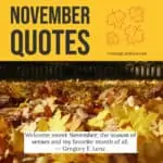 November quotes, insights, and sayings