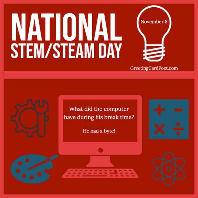 National STEM/STEAM Day.