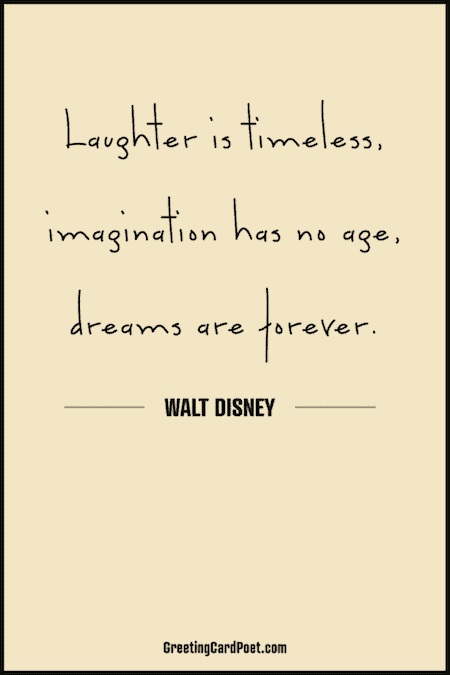 Walt Disney Quote on dreams and imagination