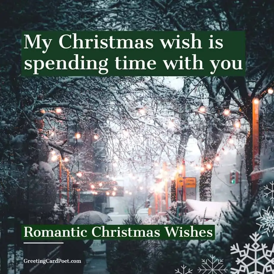 Romantic Christmas Wishes and Messages
